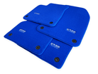 Blue Floor Mats for Audi A3 - 5-door Sedan (MHEV) Mild Hybrid Electric Vehicle (2021 - 2024) | ER56 Design - AutoWin