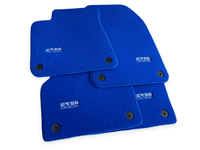Blue Floor Mats for Audi A4 - B9 Sedan (2015-2018) | ER56 Design - AutoWin
