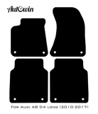 Blue Floor Mats for Audi A8 A8 D4 Long (2010-2017) | ER56 Design - AutoWin