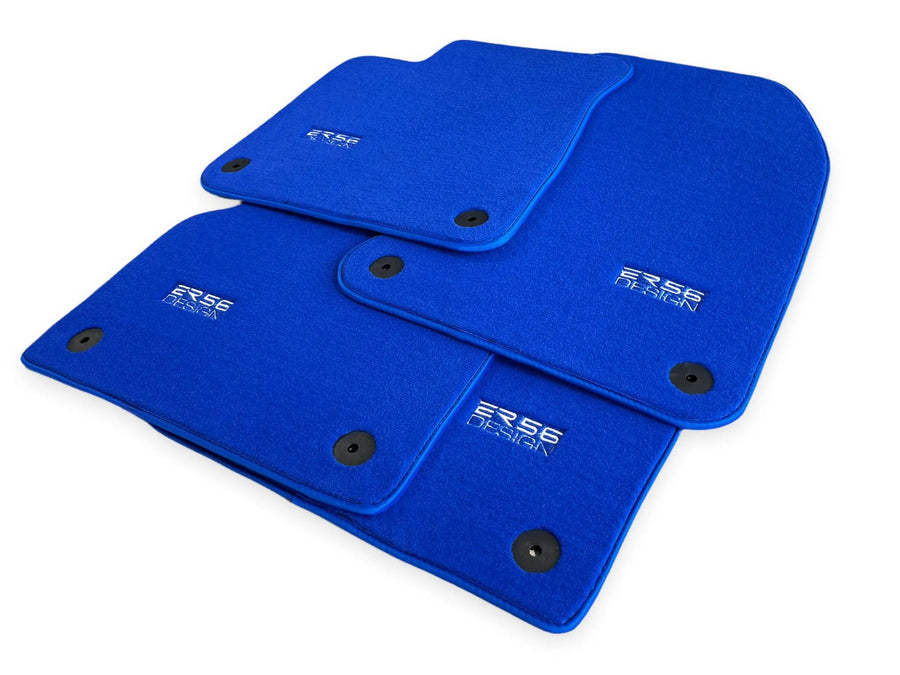 Blue Floor Mats for Audi Q5 FYT Sportback (2021-2024) | ER56 Design - AutoWin