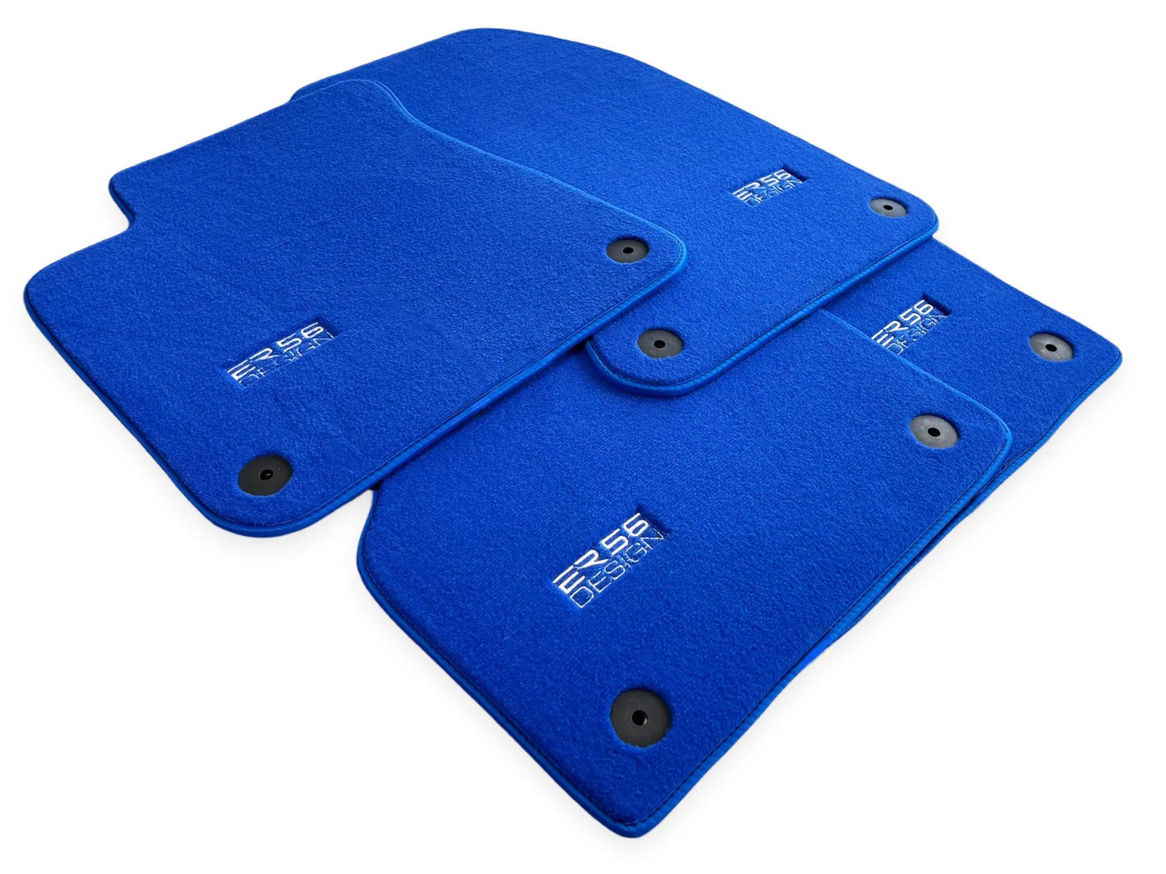 Blue Floor Mats for Audi Q8 e-tron (2023-2025) | ER56 Design - AutoWin