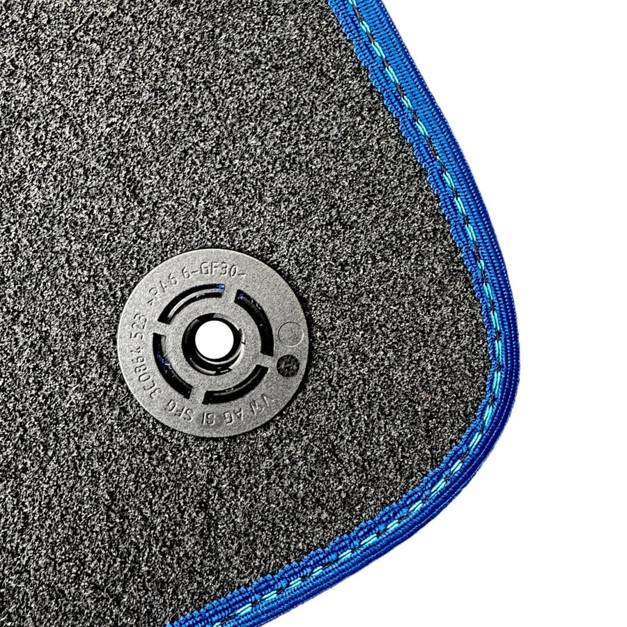 Blue Floor Mats For Bentley Bentayga (2015-2023) - AutoWin