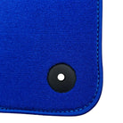 Blue Floor Mats For Bentley Bentayga (2015-2023) with Alcantara Leather - AutoWin