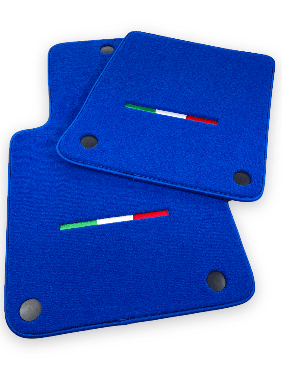 Blue Floor Mats For Ferrari 612 Scaglietti 2005-2011 Italian Edition - AutoWin