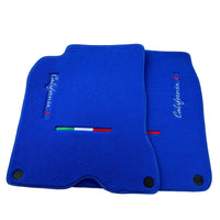 Blue Floor Mats For Ferrari California T 2015–2018 - AutoWin