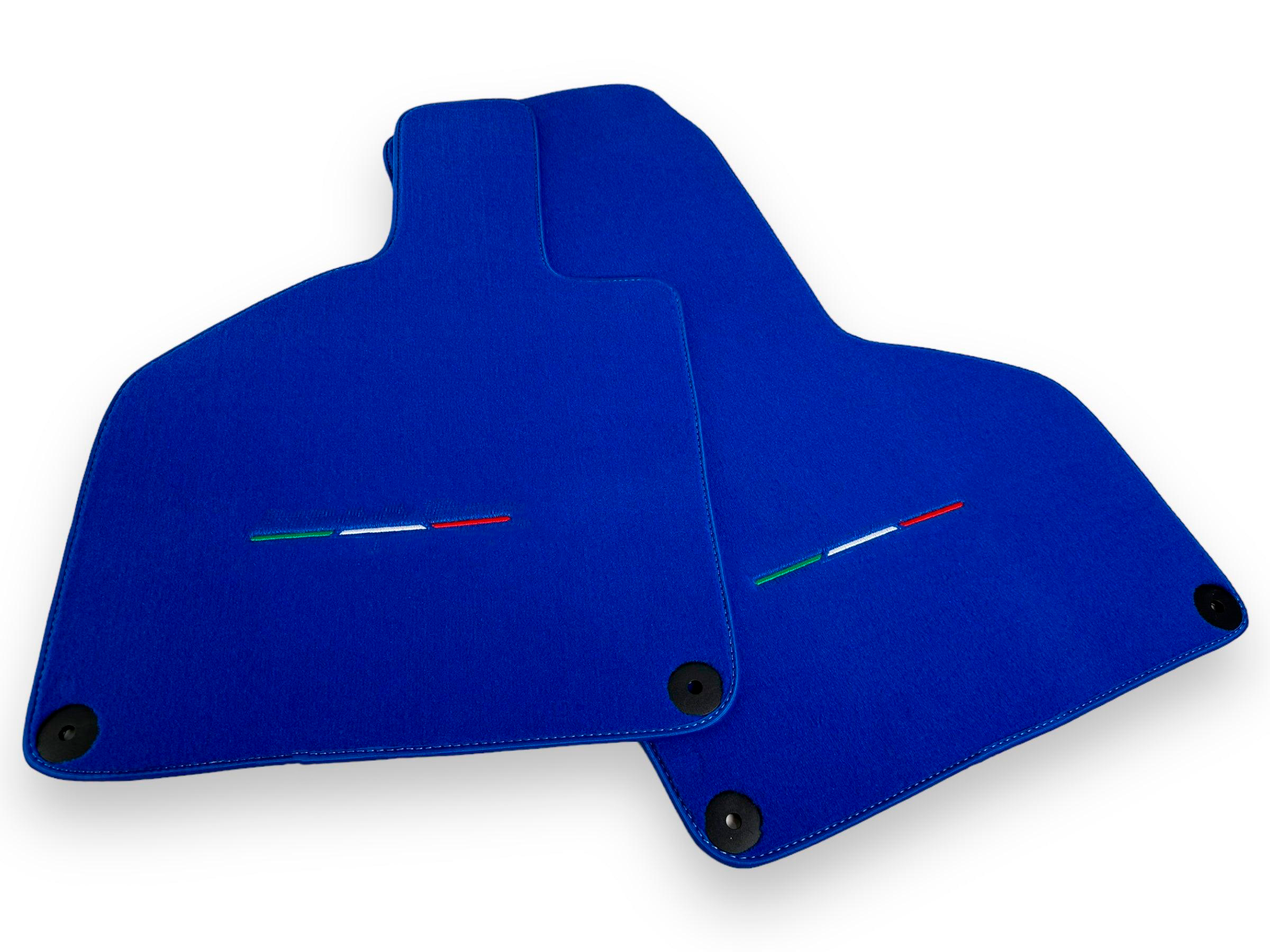 Custom Blue Floor Mats for Lamborghini Huracan EVO 2019-2024