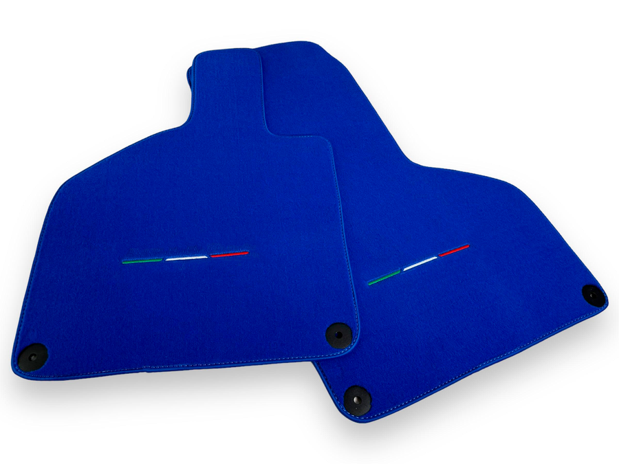 Custom Blue Floor Mats for Lamborghini Huracan EVO 2019-2024