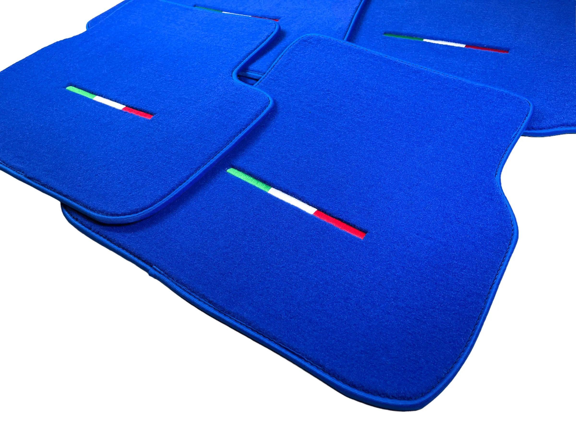 Blue Floor Mats For Maserati Grecale (2023-2024) Italy Edition - AutoWin