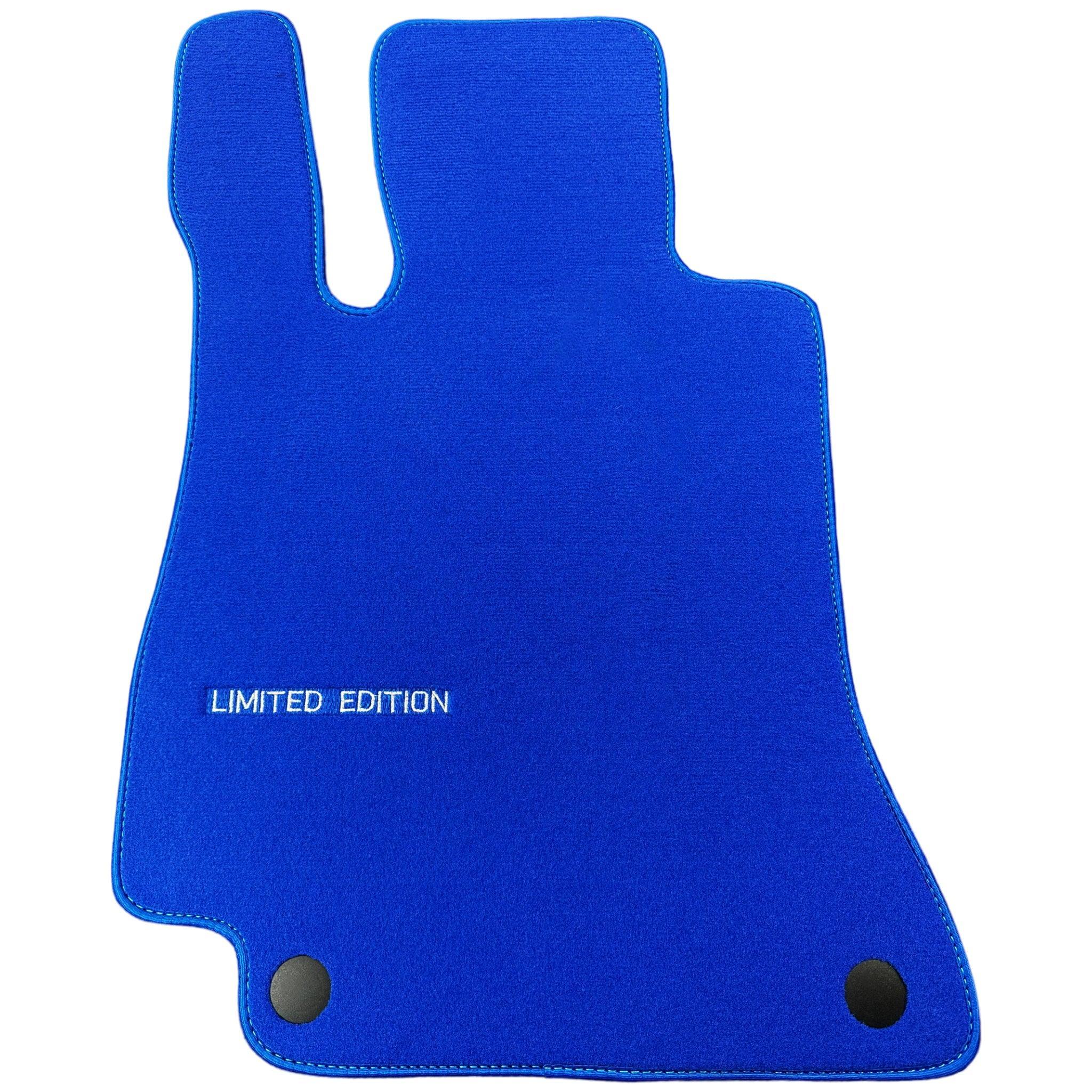 Blue Floor Mats For Mercedes Benz E-Class W213 Sedan (2016-2020) | Limited Edition - AutoWin