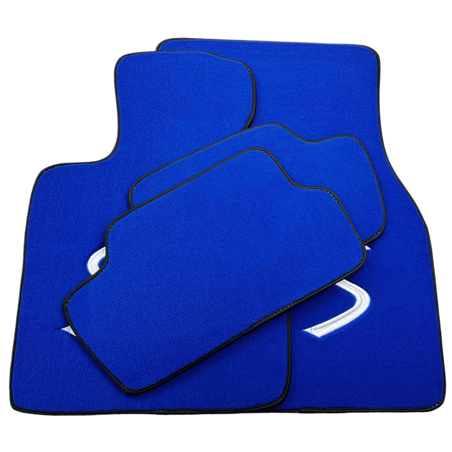 Blue Floor Mats for Mini Cooper / One R53 (2001-2007) Cooper S - AutoWin