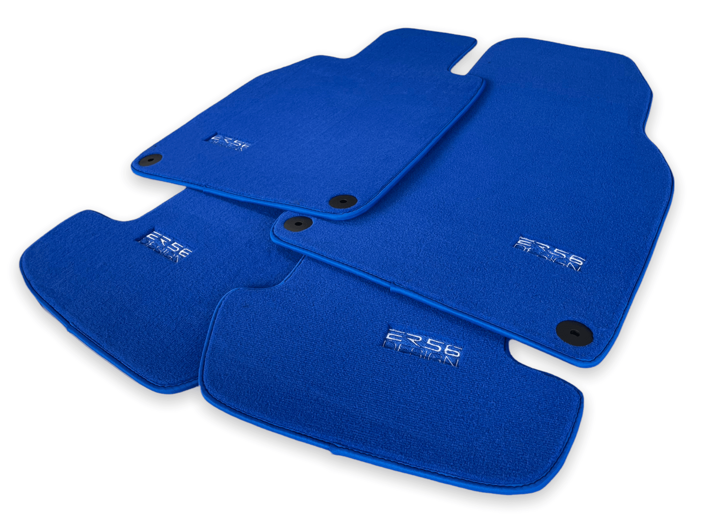 Blue Floor Mats for Porsche Cayenne (2010-2018) | ER56 Design - AutoWin