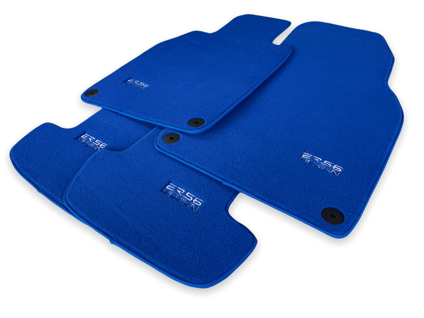 Blue Floor Mats for Porsche Cayenne (2018-2023) | ER56 Design - AutoWin