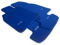 Blue Floor Mats for Porsche Panamera (2017-2023) | ER56 Design - AutoWin