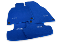 Blue Floor Mats for Porsche Taycan (2019-2023) | ER56 Design - AutoWin
