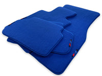 Blue Mats For BMW 5 Series E34 Sedan With M Package - AutoWin