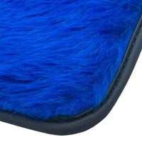 Blue Sheepskin Floor Mats for Rolls-Royce Wraith (2013-2023) - AutoWin