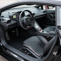 Carbon Fiber Black Floor Mats for Lamborghini Huracan STO