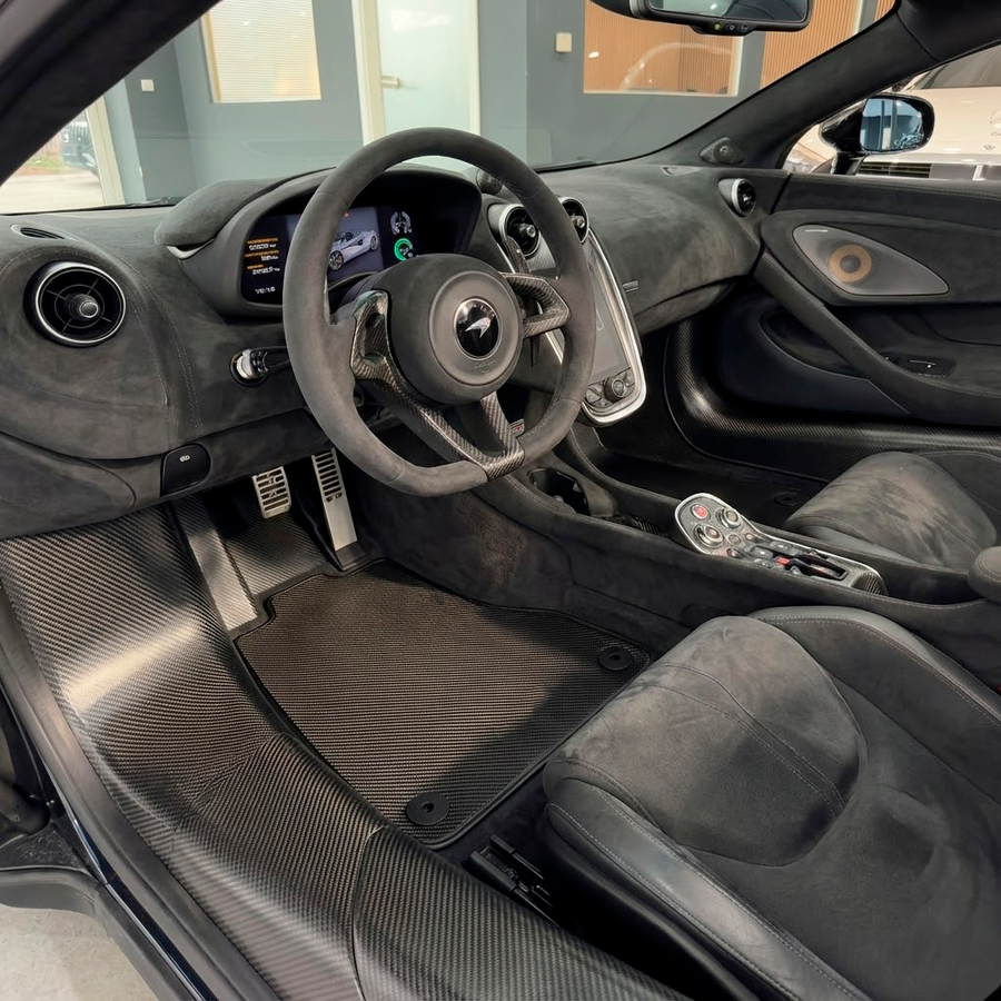 Floor Mats For McLaren 600LT (2018-2020) Black Tailored Carpets Set AutoWin
