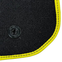 Carbon Fiber Floor Mats for Ferrari 812 GTS (2019-2023) | Yellow Trim