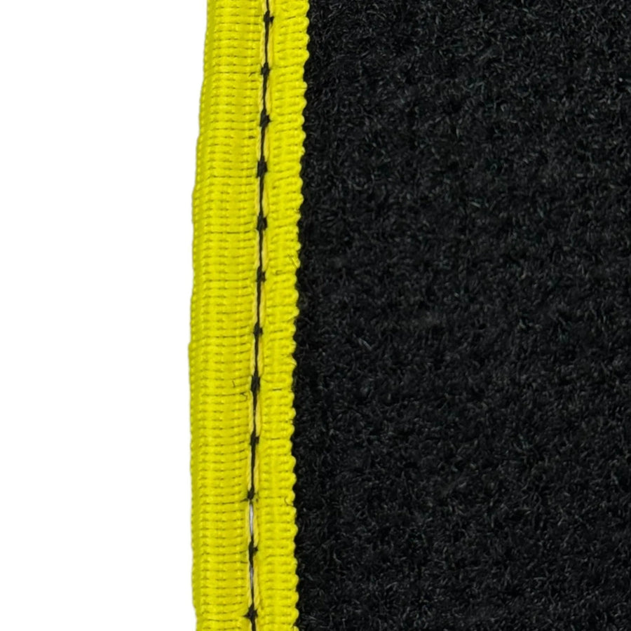 Carbon Fiber Floor Mats for Ferrari 812 GTS (2019-2023) | Yellow Trim