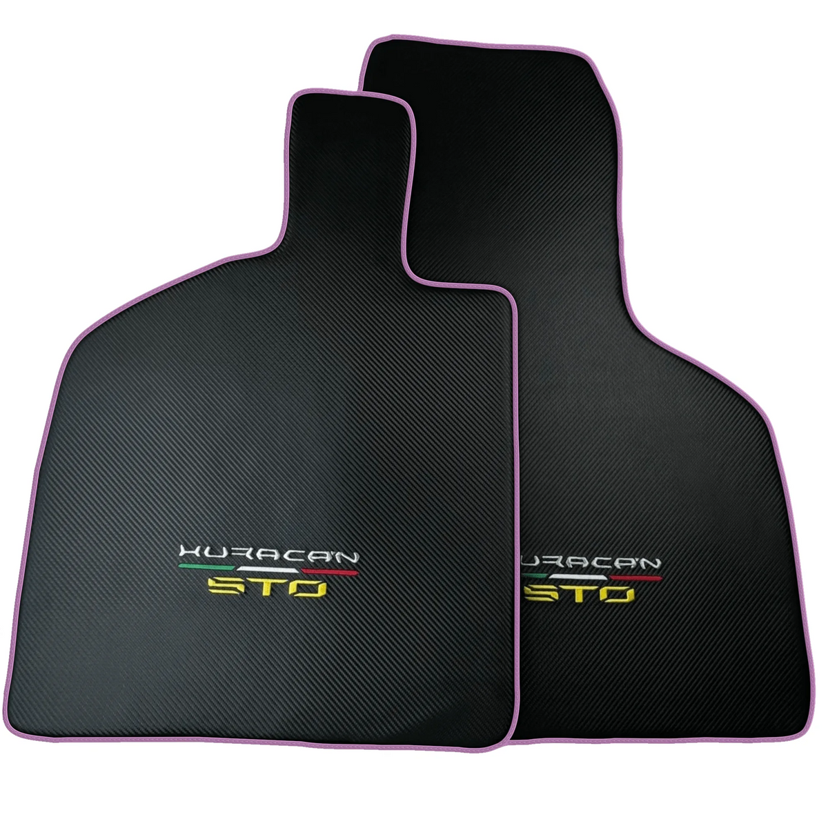 Carbon Fiber Floor Mats for Lamborghini Huracan STO | Various Trim Colors