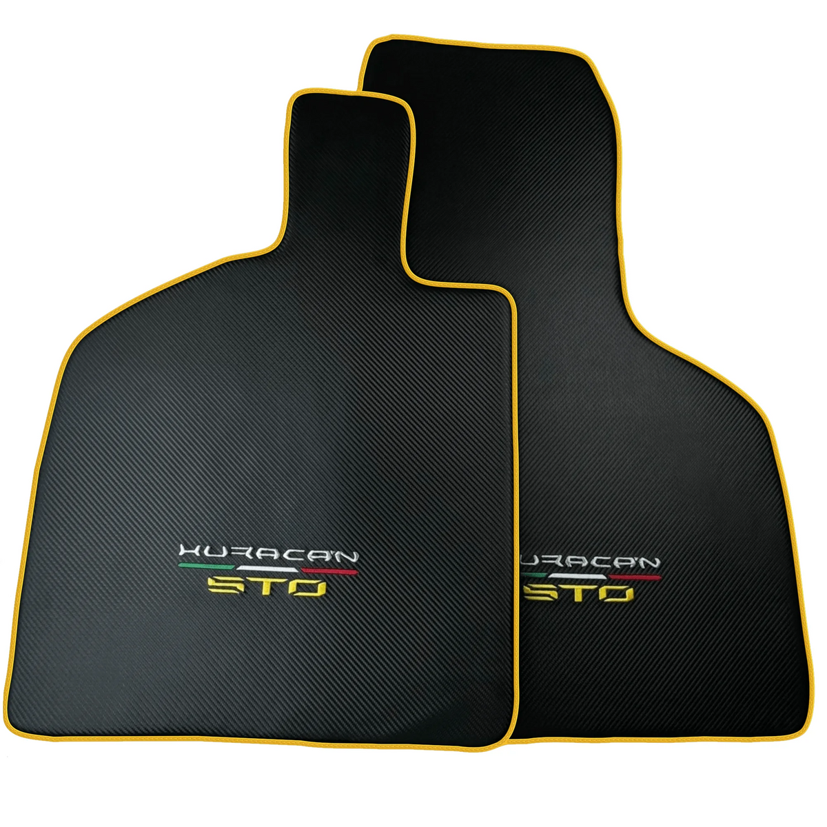 Carbon Fiber Floor Mats for Lamborghini Huracan STO | Various Trim Colors