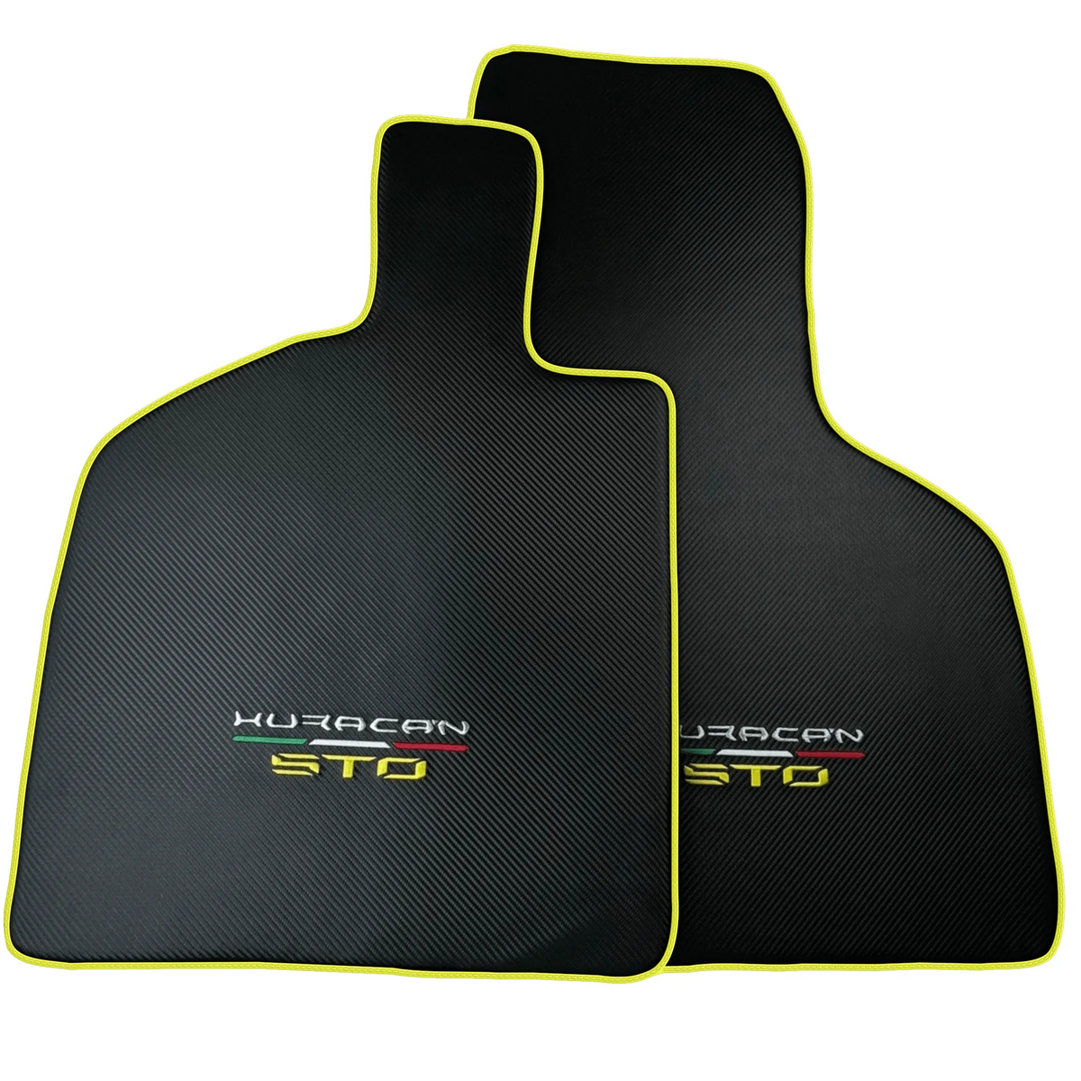 Carbon Fiber Floor Mats for Lamborghini Huracan STO | Various Trim Colors