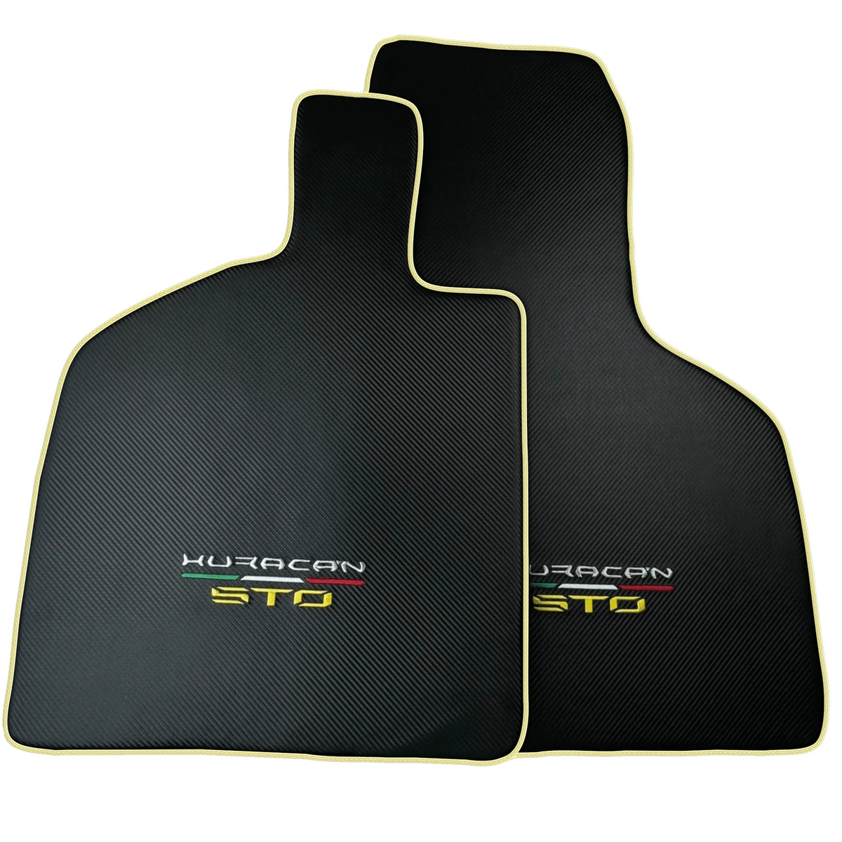 Carbon Fiber Floor Mats for Lamborghini Huracan STO | Various Trim Colors