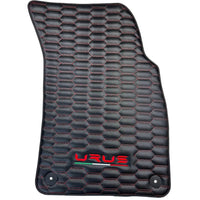 Carbon Fiber Floor Mats for Lamborghini Urus with Red Stitching - AutoWin