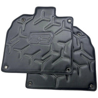 Carbon Leather Floor Mats for Lamborghini Aventador SVJ 63 Edition - AutoWin