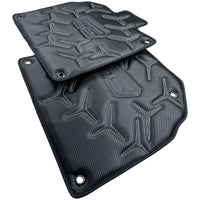 Carbon Leather Floor Mats for Lamborghini Aventador SVJ 63 Edition - AutoWin
