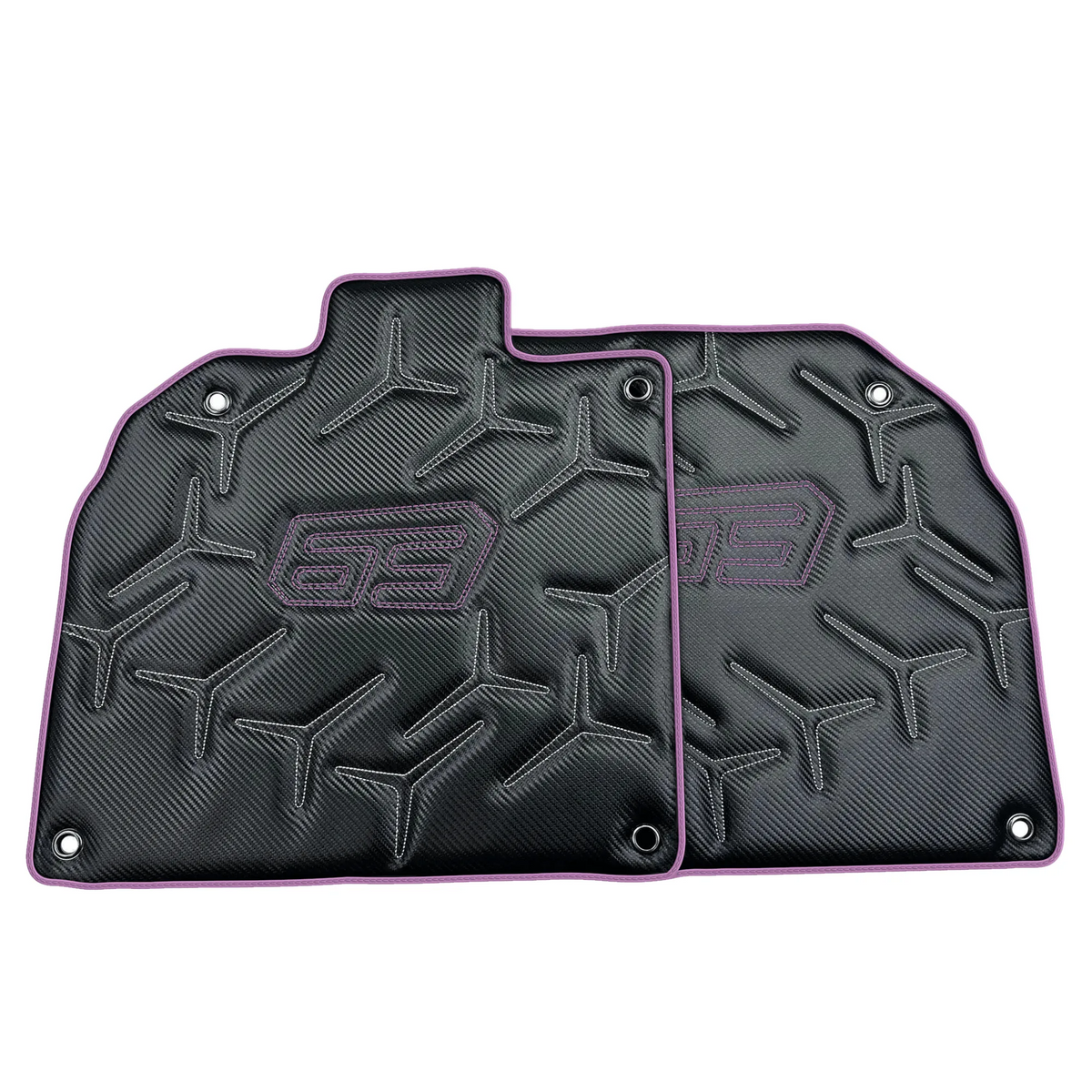 Carbon Leather Floor Mats for Lamborghini Aventador SVJ 63 Edition | Various Trim Colors
