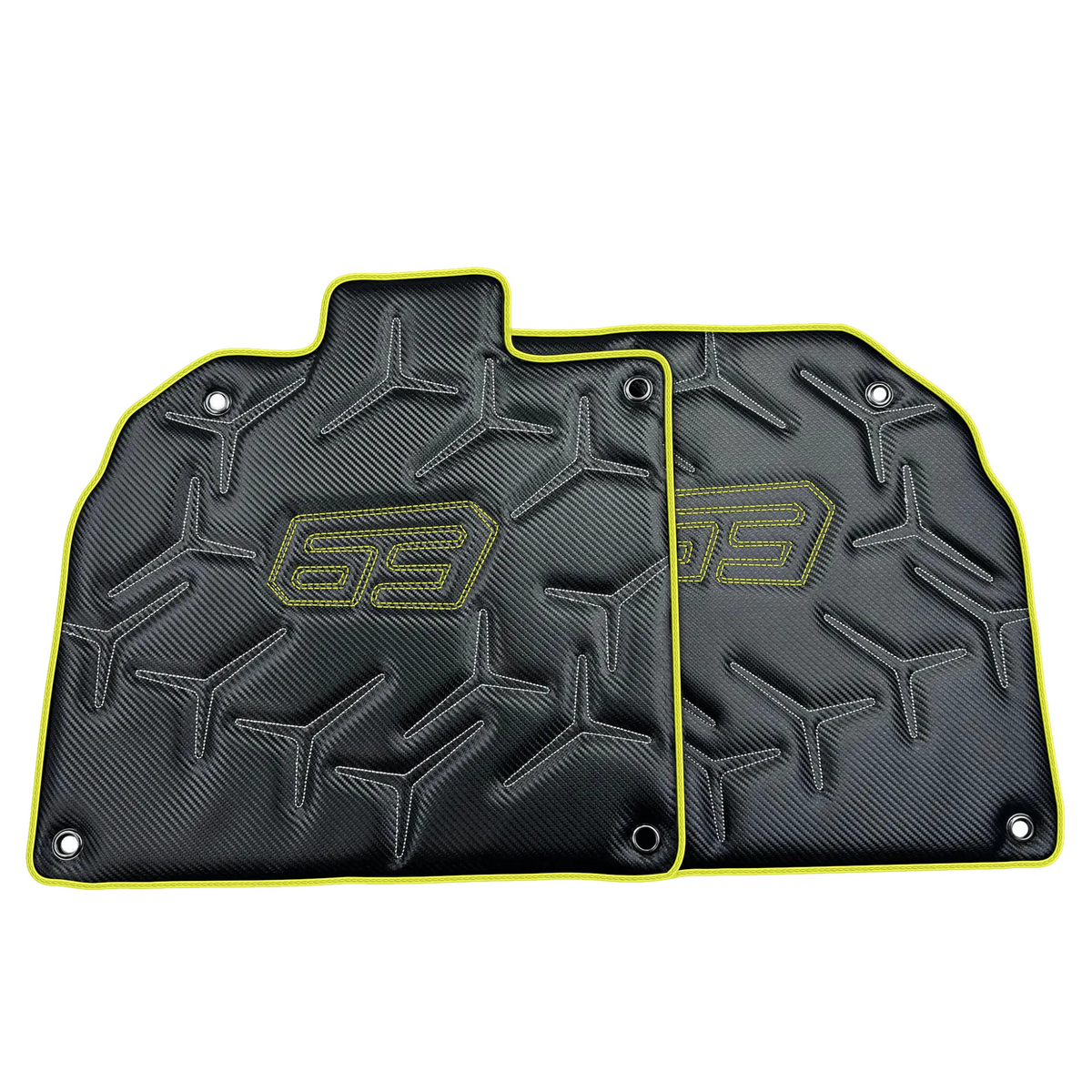 Carbon Leather Floor Mats for Lamborghini Aventador SVJ 63 Edition | Various Trim Colors