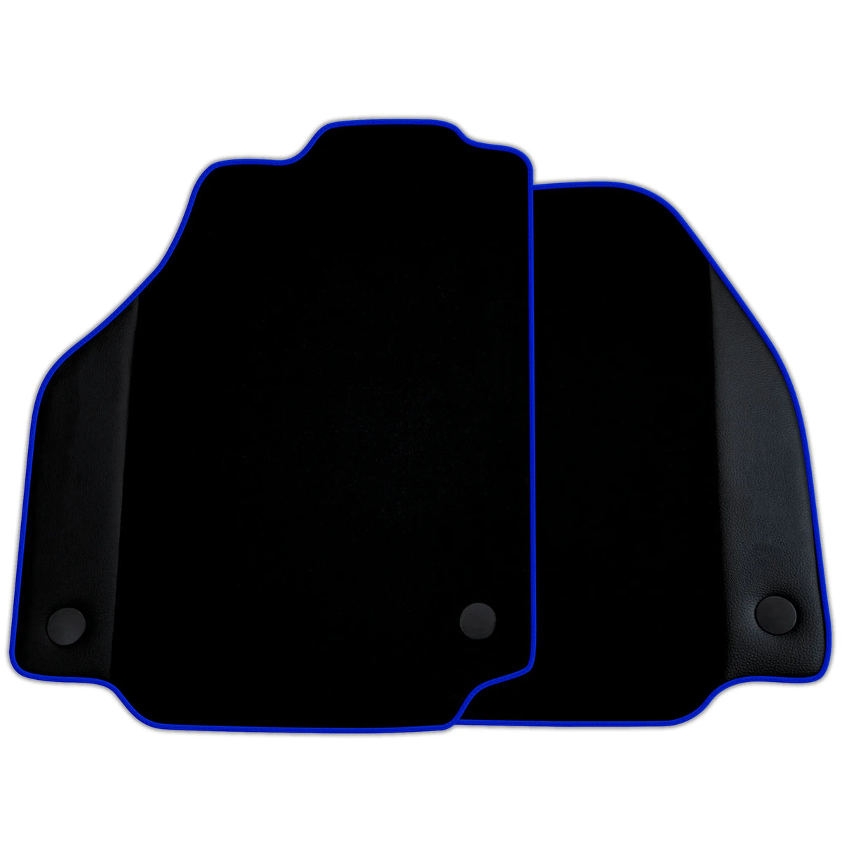 Custom Black Floor Mats for Ferrari F8 Spider (2019-2023) with Leather