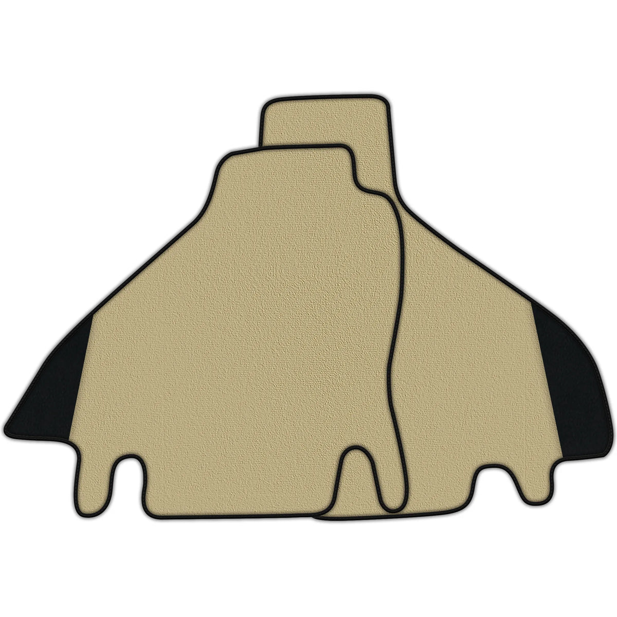 Customizable Floor Mats From Carpet With Leather for Ferrari Testarossa (1984-1996)