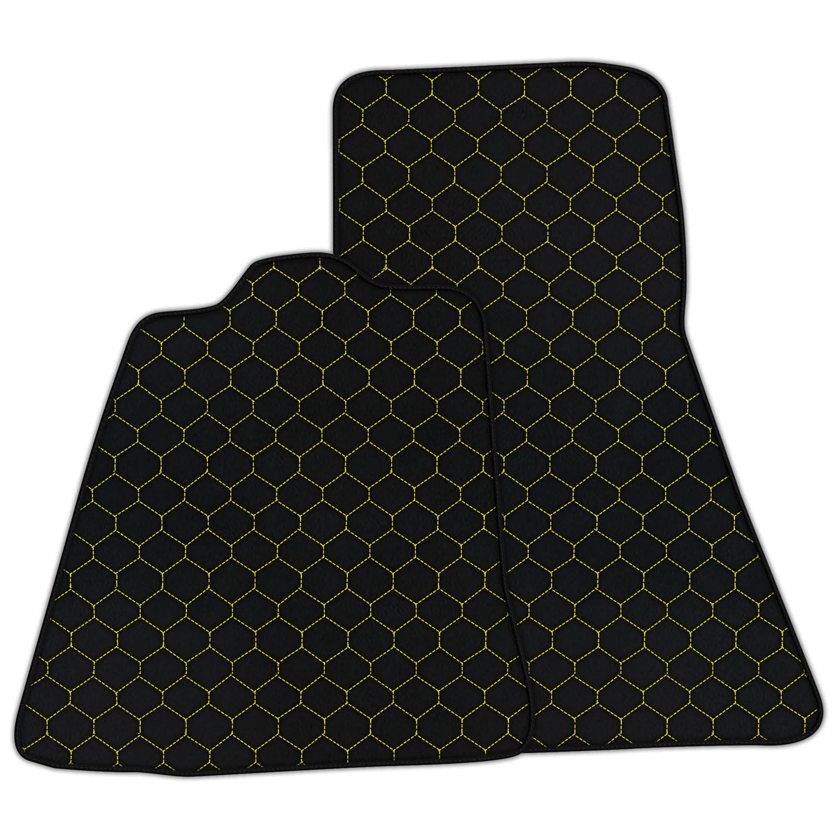 Customizable Leather Floor Mats with Hex Pattern for McLaren 720S (2017-2021)