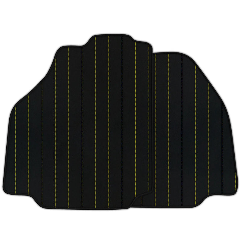 Customizable Leather Floor Mats with Line Pattern for Ferrari 488 Pista Spider (2019-2021)