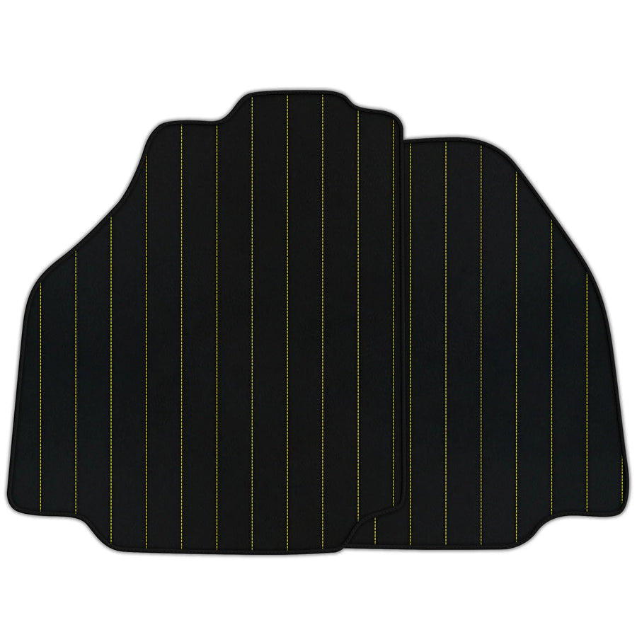 Customizable Leather Floor Mats with Line Pattern for Ferrari 488 Spider (2016-2022)