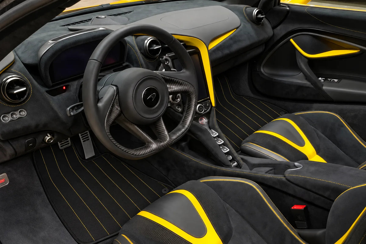 Interior look of floor mats for McLaren 720S (2017-2021)