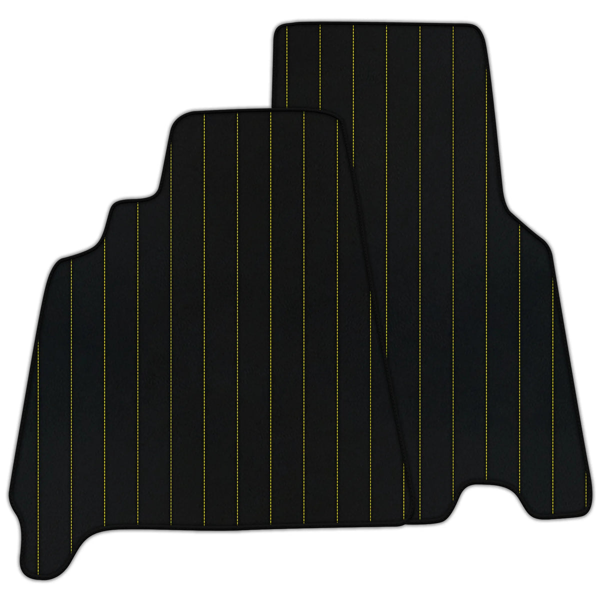 Customizable Leather Floor Mats with Line's Pattern for Ferrari 550 Maranello (1996-2002)