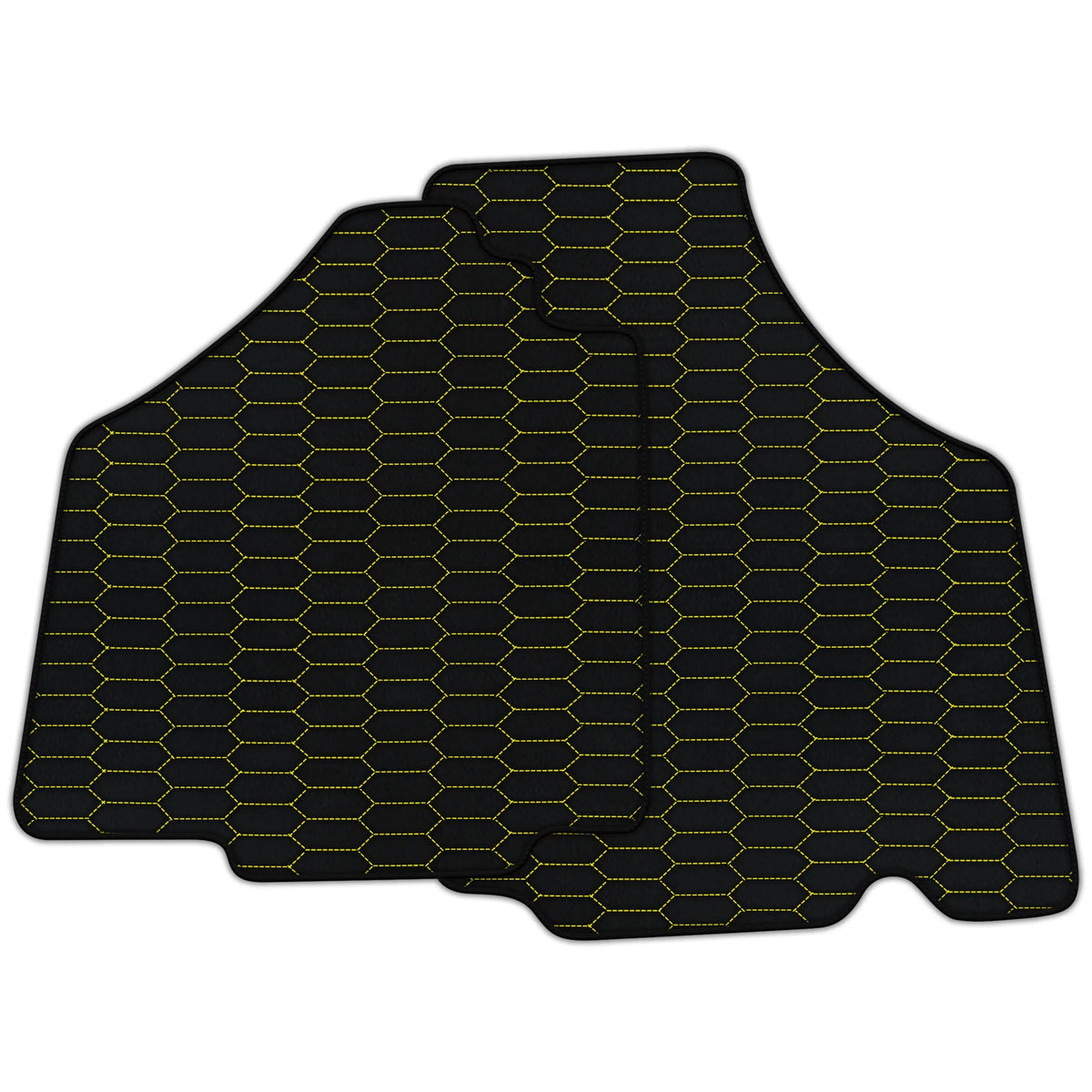 Customizable Leather Floor Mats with Raptor Hex Pattern for Lamborghini Murcielago (2001-2010)