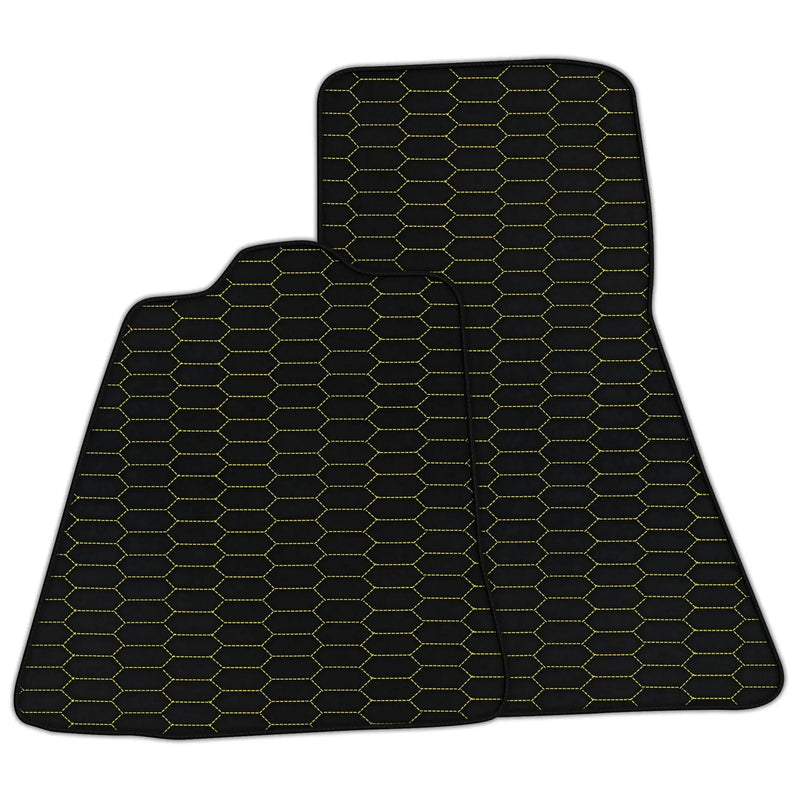 Customizable Leather Floor Mats with Raptor Hex Pattern for McLaren 720S (2017-2021)