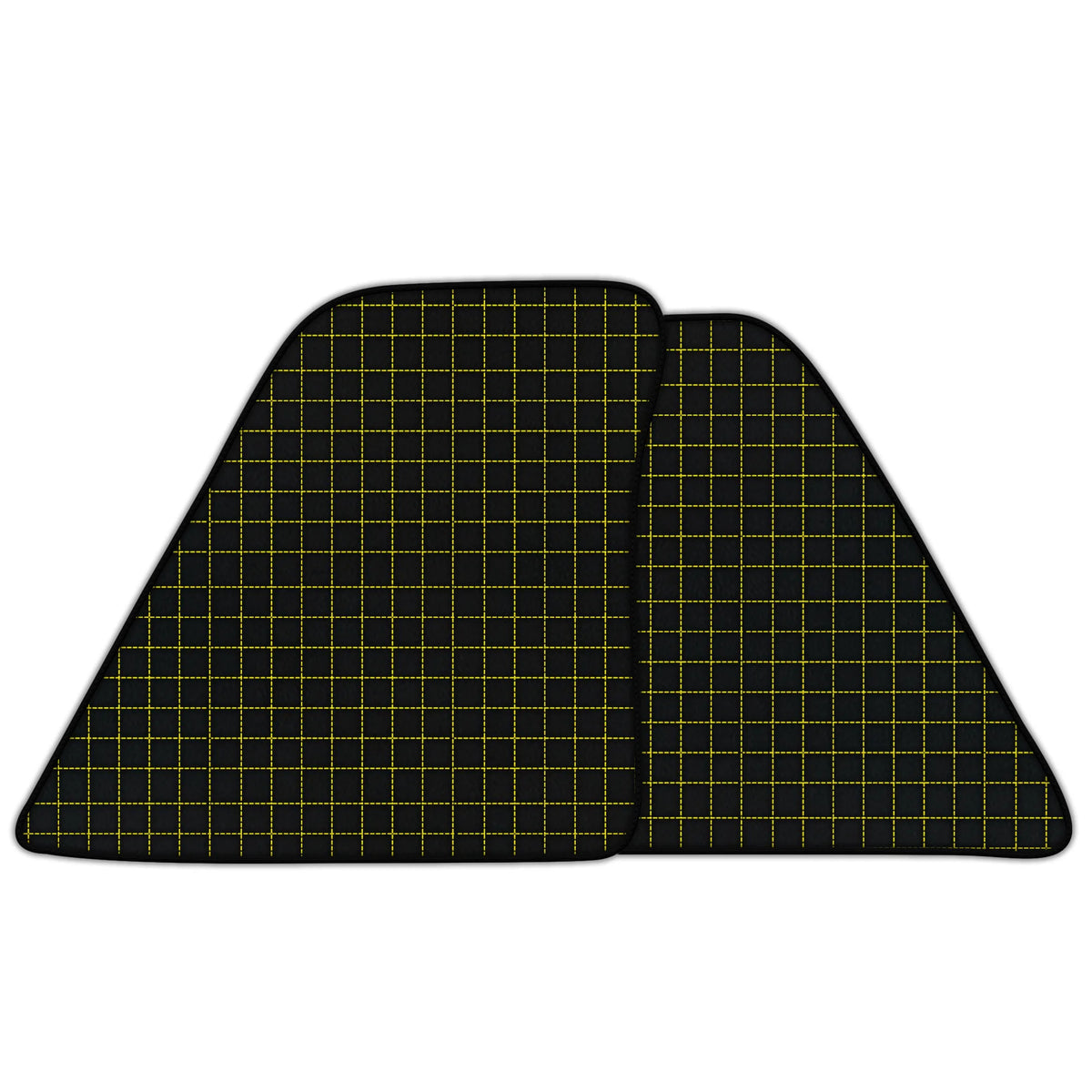 Customizable Leather Floor Mats with Square Pattern for Ferrari 296 GTS (2022-2027)