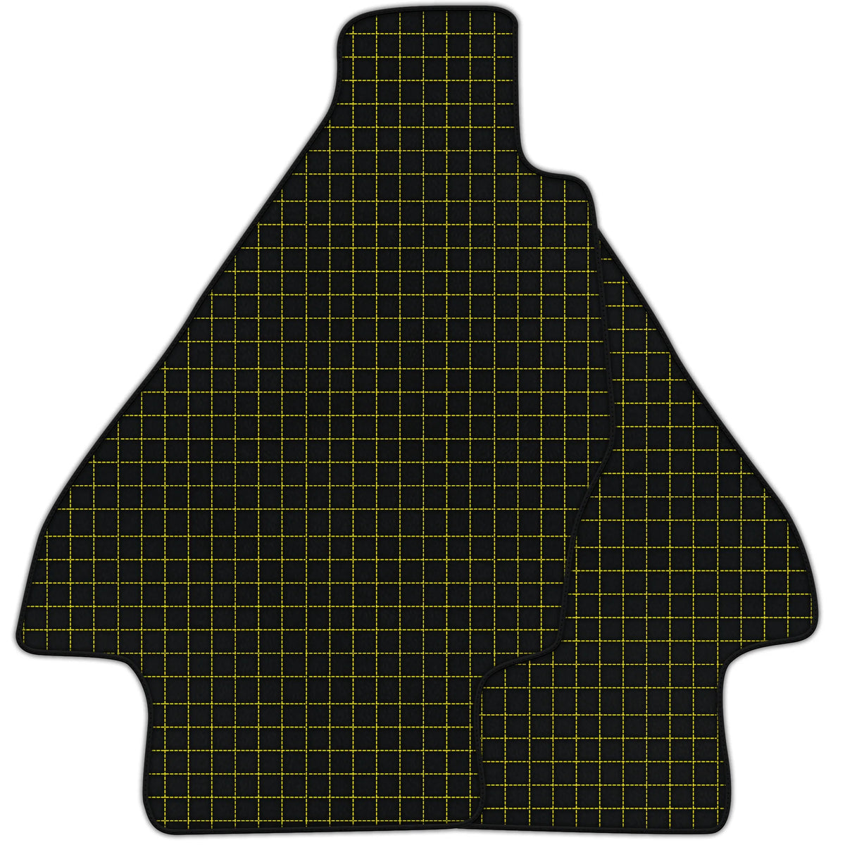 Customizable Leather Floor Mats with Square Pattern for Ferrari Dino GT4 (1973-1979)