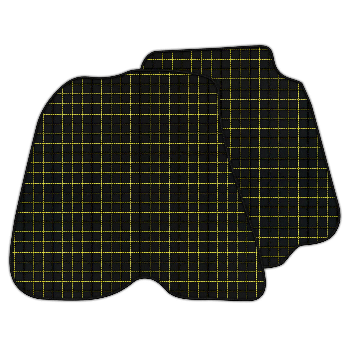 Customizable Leather Floor Mats with Square Pattern for Ferrari F12 Berlinetta (2012-2022)