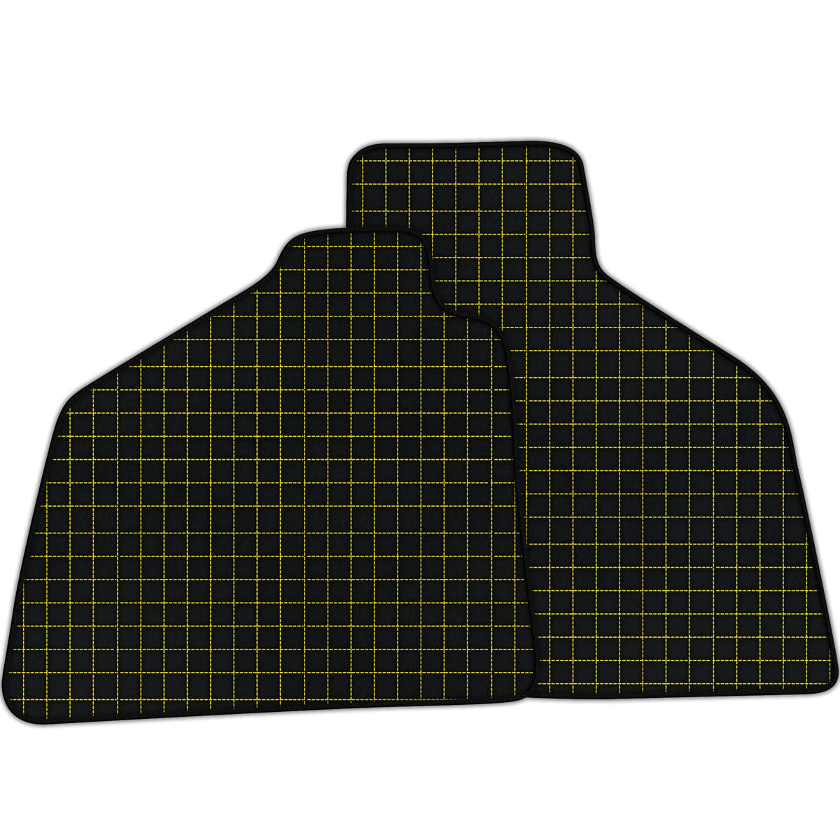 Customizable Leather Floor Mats with Square Pattern for Lamborghini Diablo (1990-2001)