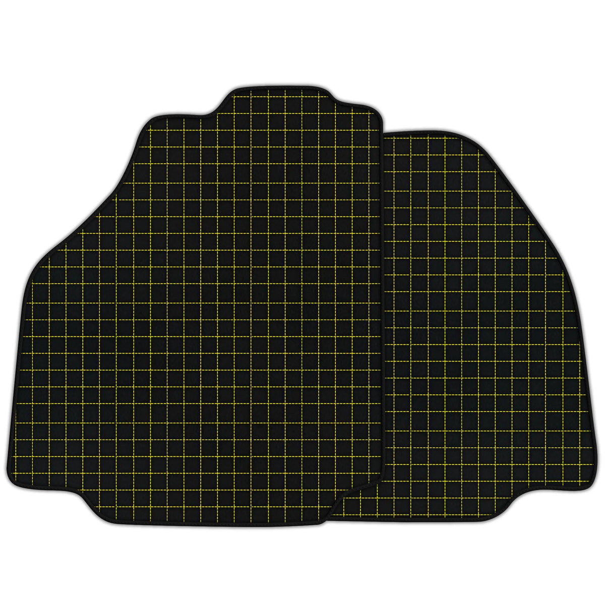 Customizable Leather Floor Mats with Square's Pattern for Ferrari F8 (2019-2023)
