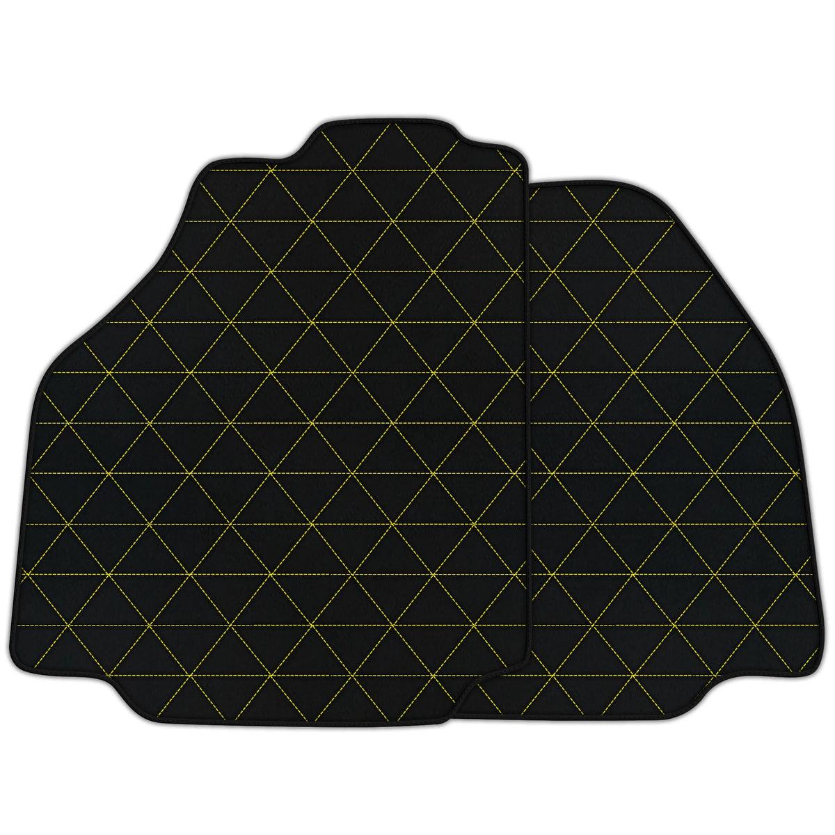 Customizable Leather Floor Mats with Triangle's Pattern for Ferrari 458 Speciale (2012-2015)