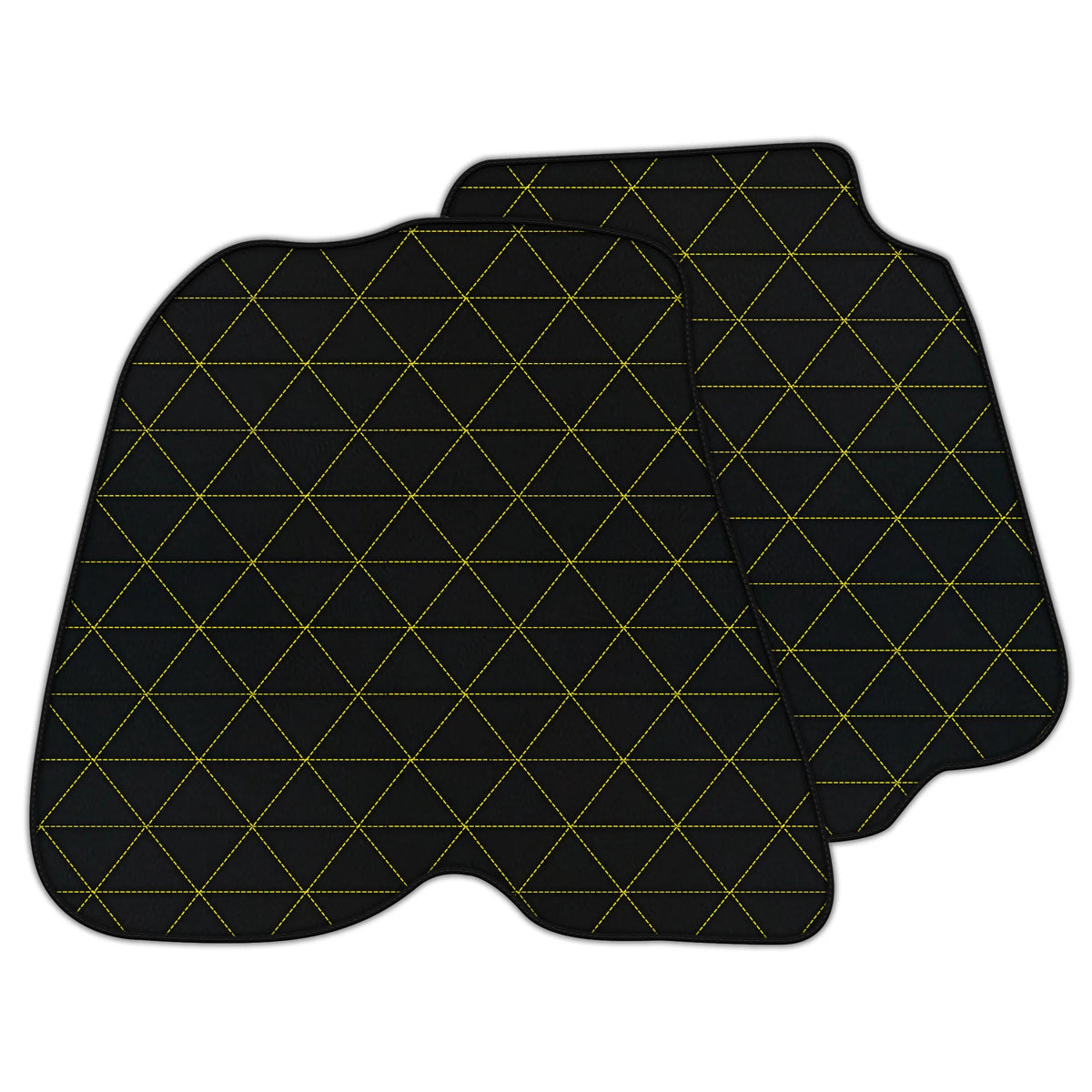 Customizable Leather Floor Mats with Triangle's Pattern for Ferrari 812 Superfast (2018-2023)