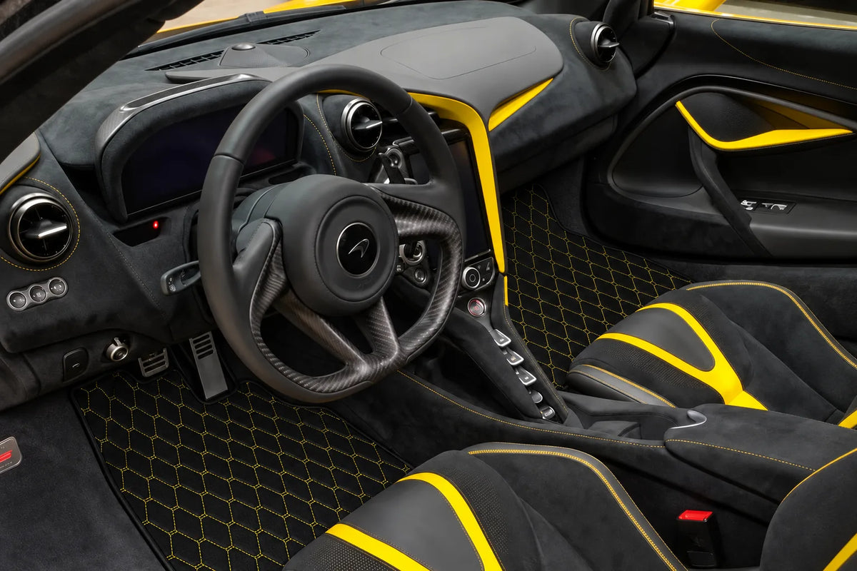 Interior look of floor mats for McLaren 720S (2017-2021)
